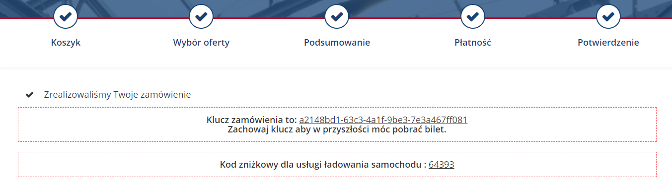 Dołączanie biletu do konta - użytkownik niezalogowany